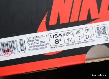 GREEN” OG “LUCKY JORDAN AIR HIGH 1 W 0612